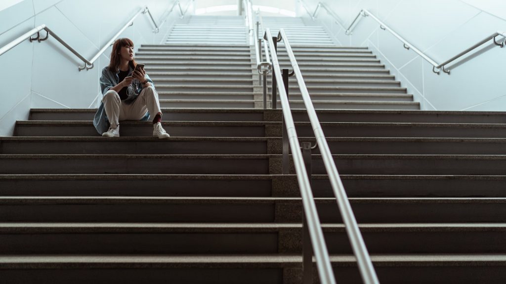 Staircase handrails